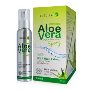 Tescica  Aloe vera Spray  กล่องเต็ม 8  ขวด